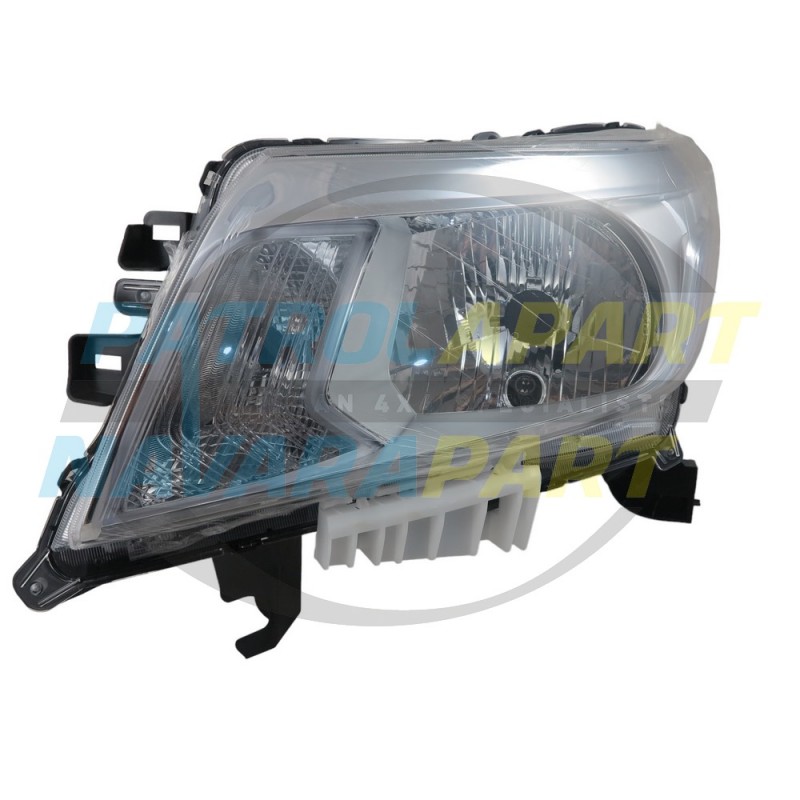 LH Left Halogen Headlight Lamp fits Nissan Navara D23 NP300 RX / DX