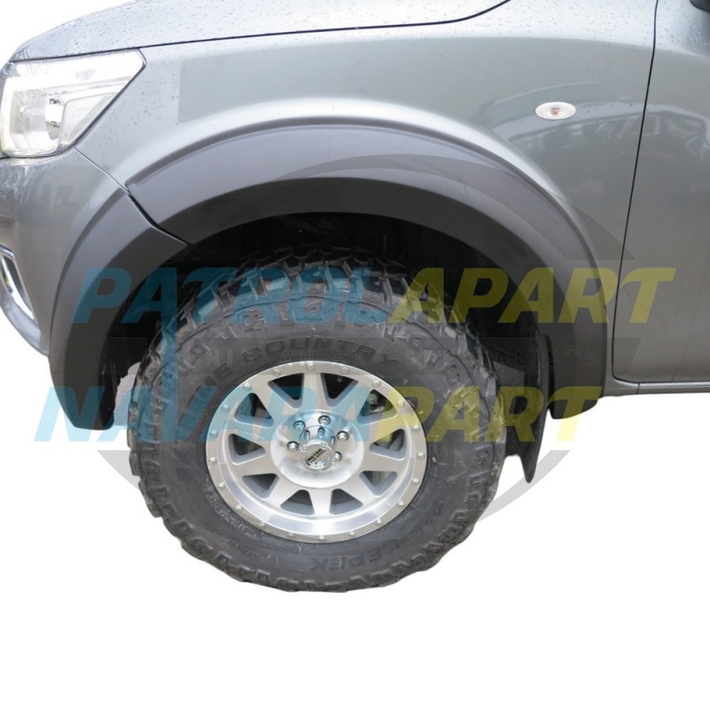 Matt Black Smooth Wheel Arch Fender Flares for Nissan Navara D23 NP300 S1-4