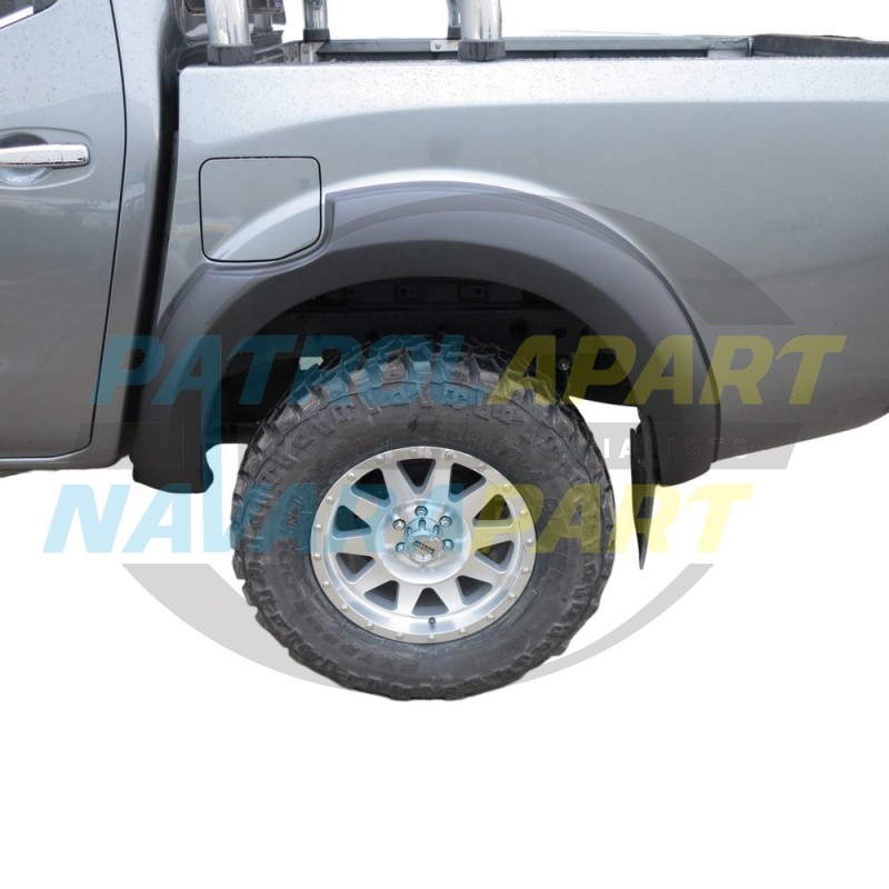 Matt Black Smooth Wheel Arch Fender Flares for Nissan Navara D23 NP300 S1-4