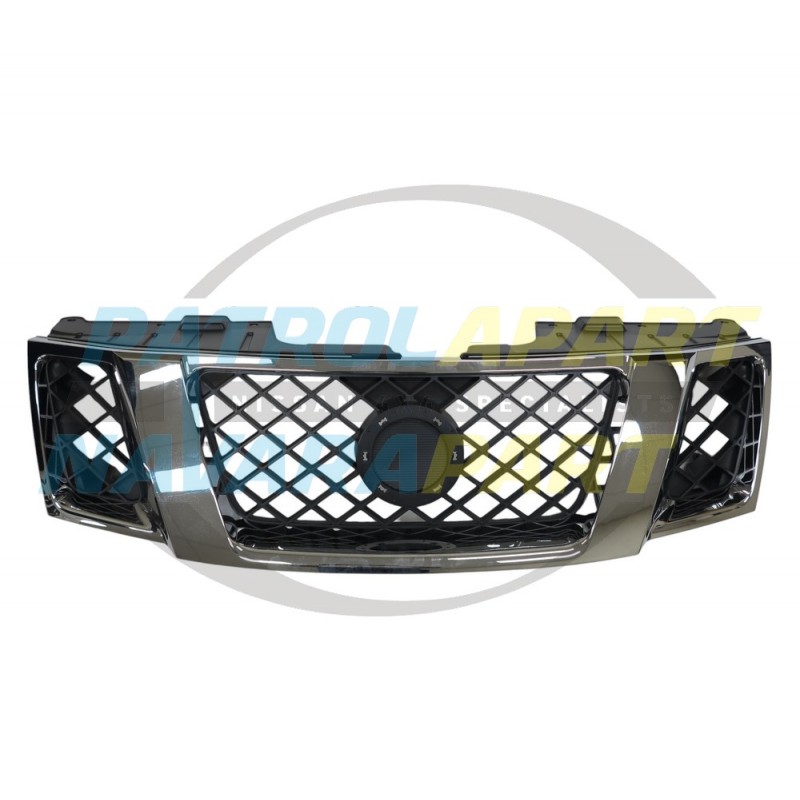 Chrome Grille suit Nissan Navara D40 Pathfinder R51 VSK Series2 2010-13