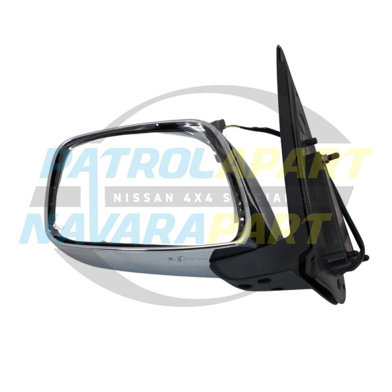 Left Hand Electric Chrome Mirror for Nissan Navara D40 VSK 2005-07 R51