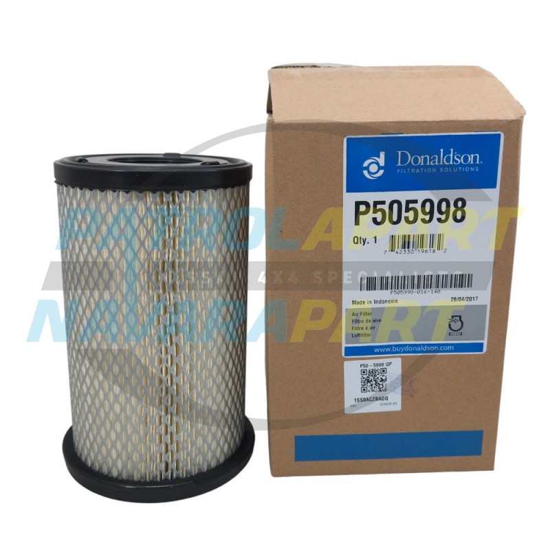 Donaldson Air Filter suits Nissan Navara D22 ZD30 YD25 Japan Thai