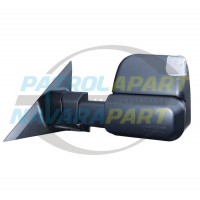 MSA TOWING MIRRORS fits NISSAN NAVARA D23 NP300 Series 1-4 (ST-X) – (BLACK ELECTRIC HEATED INDICATORS)