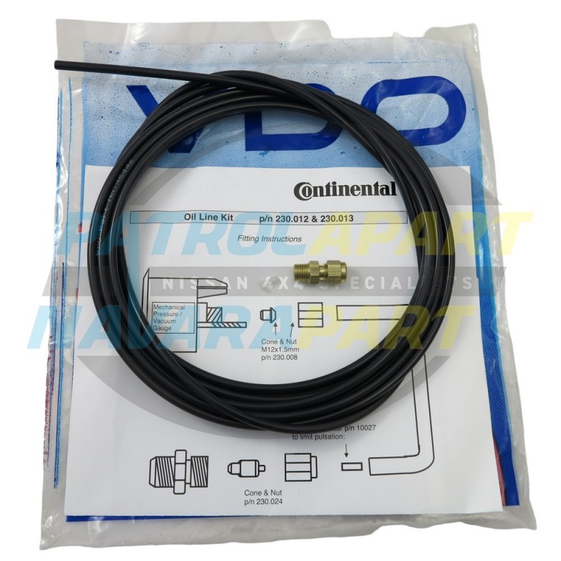 VDO Boost Gauge Fitting Kit with 5m of Hose