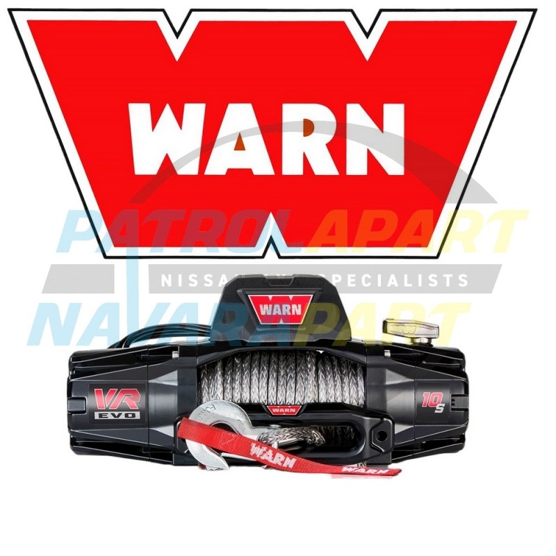 Warn VR EVO 10-S Winch 27m x 9.5mm Synthetic Rope IP68 2in1 Remote