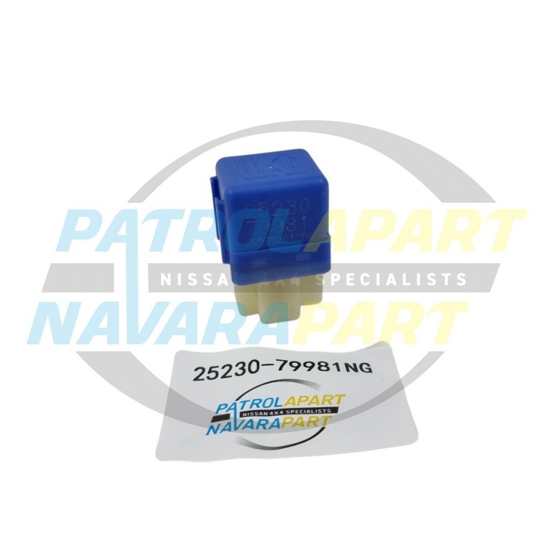 Blue 4 Pin Relay Suit Nissan Navara D22 D40