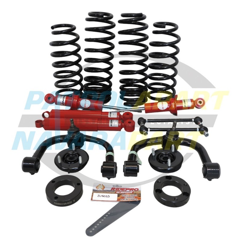 3n2 Suspension Lift Kit for Nissan Navara D23 NP300 Koni Shocks Ridepro Springs