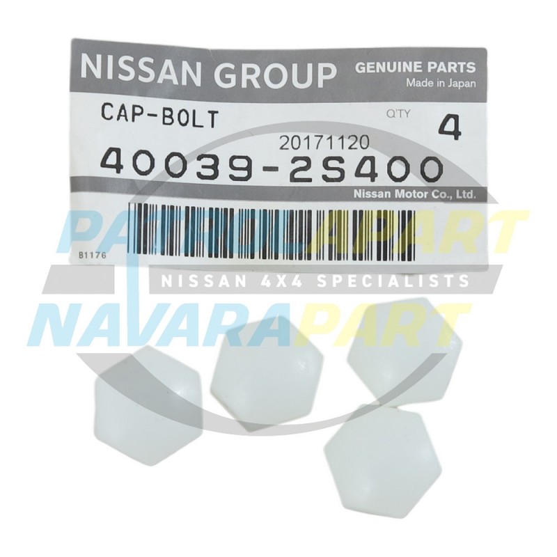 Genuine Nissan Navara D22 2WD Steering Lock Stop Nylon Cap SET of 4