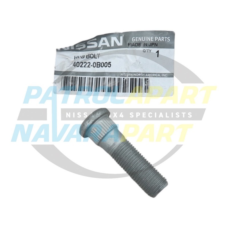 Genuine Nissan Navara D40 D23 NP300 Front Wheel Stud R51