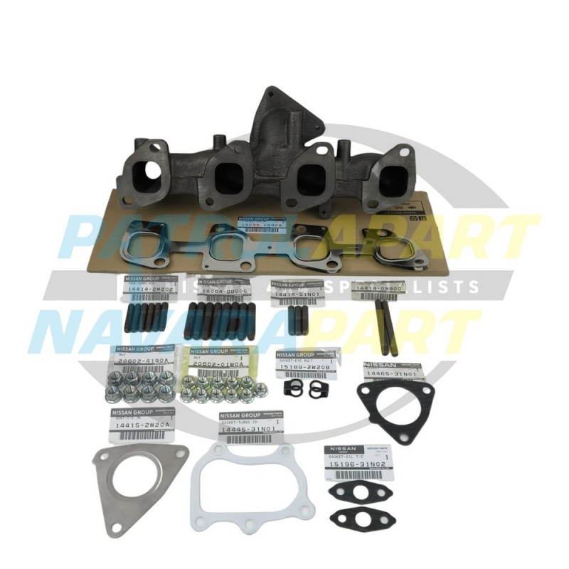 Manifold Kit All Genuine Parts For Nissan Navara D22 ZD30 3.0L Diesel