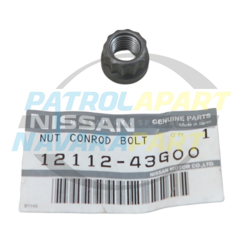 Genuine Nissan Navara D22 ZD30 TD27 QD32 Piston Conrod Nut EA