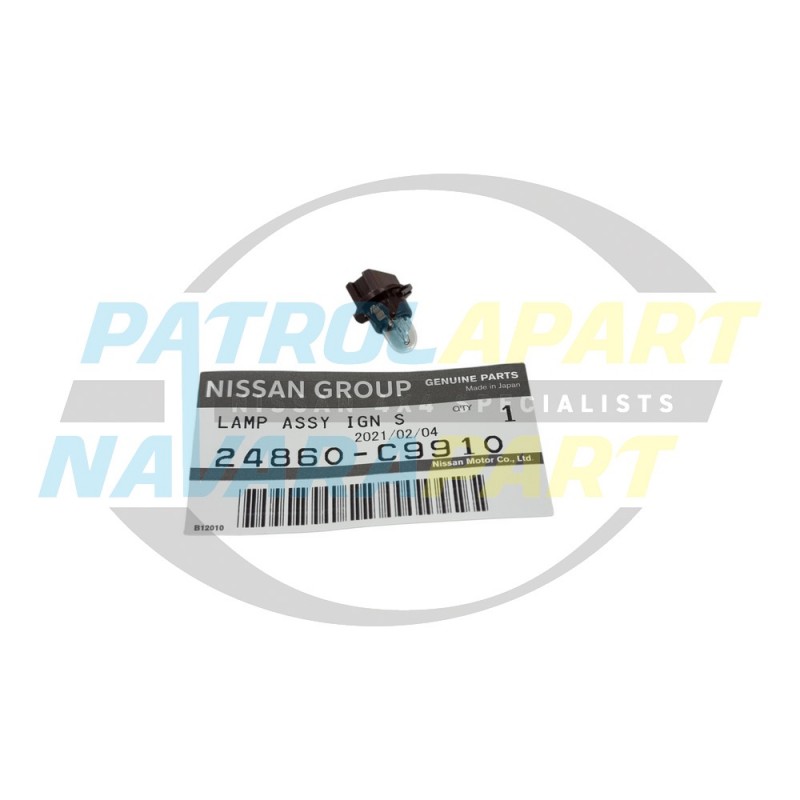 Genuine Nissan Navara D22 GU Y61 Dash Cluster Globe Brown 14V 1.4W