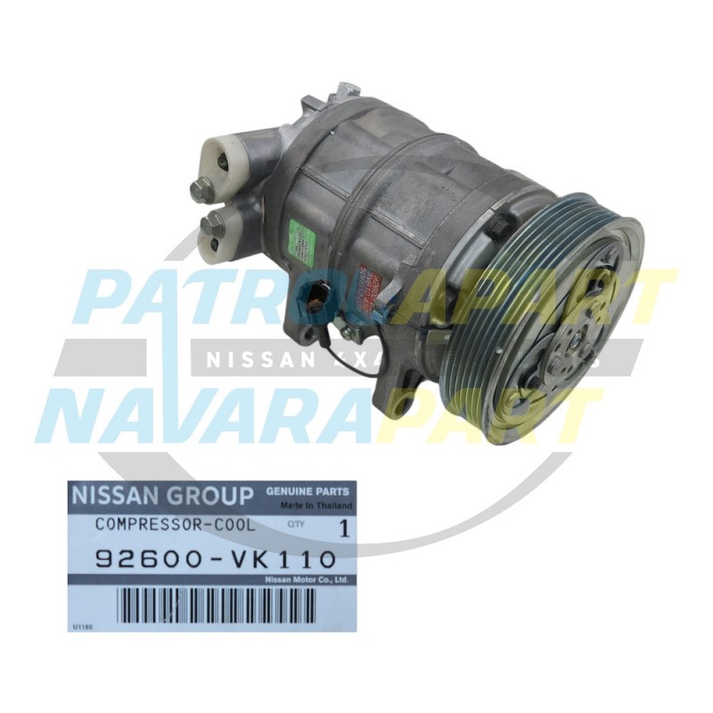 Genuine Nissan Navara D22 ZD30 A/C AC Air Conditioner Compressor