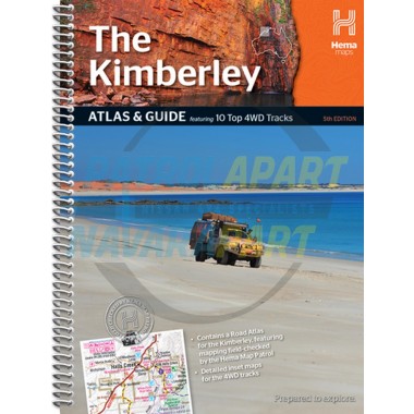 Hema Kimberley Atlas and Guide Spiral Book NEW 6th Edition