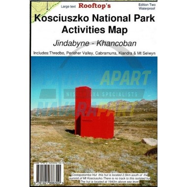 Map Kosciuszko National Park Forest Activities Rooftop Edition 2 2022