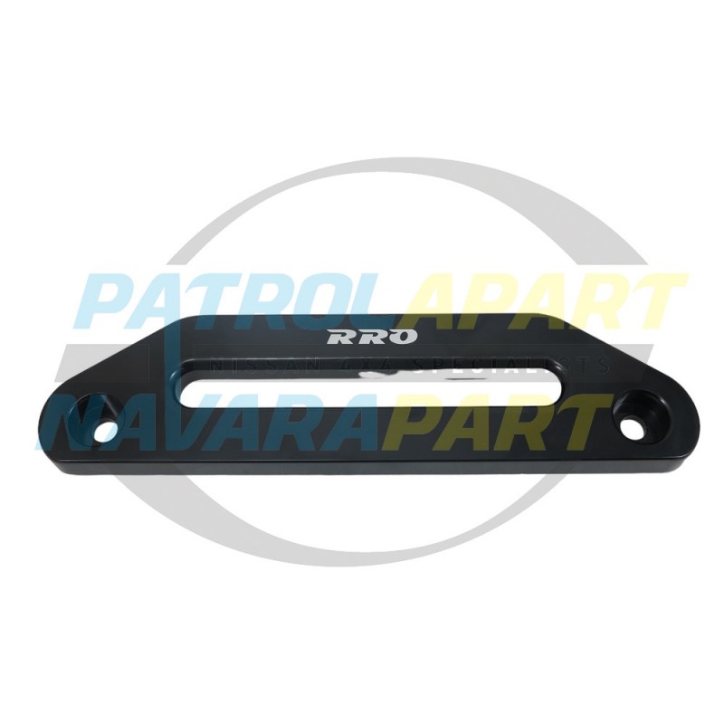 Black Anodised Alloy Offset Hawse Winch Fairlead for Navara D22 D40 D23