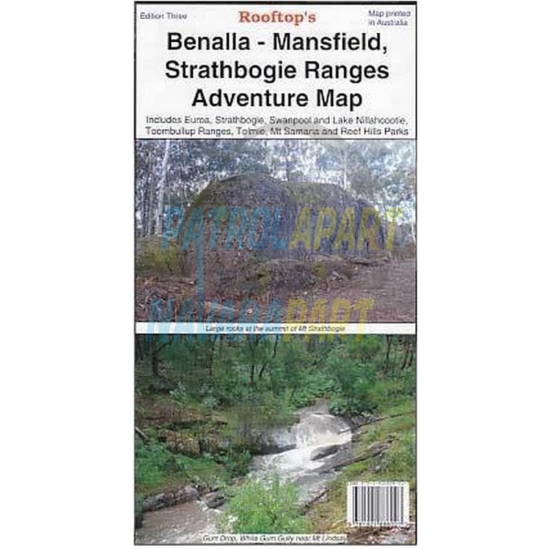 Benalla -  Mansfield Adventure Rooftop Map Edition 3