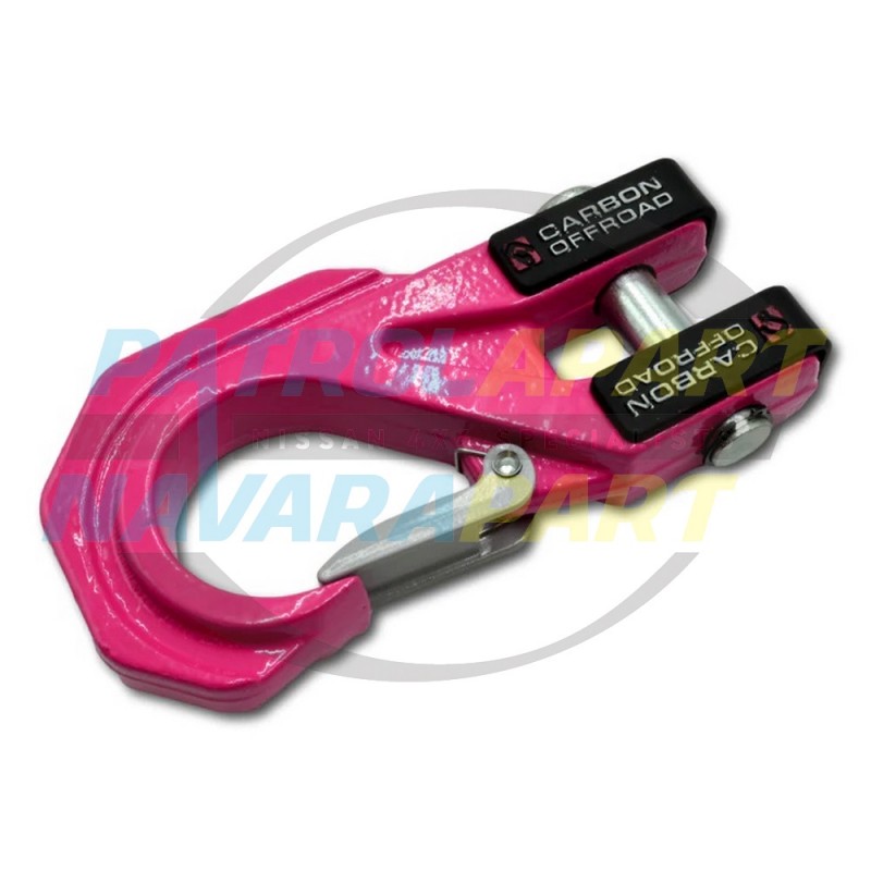 Mega Pro Winch Hook Pink - Carbon Offroad