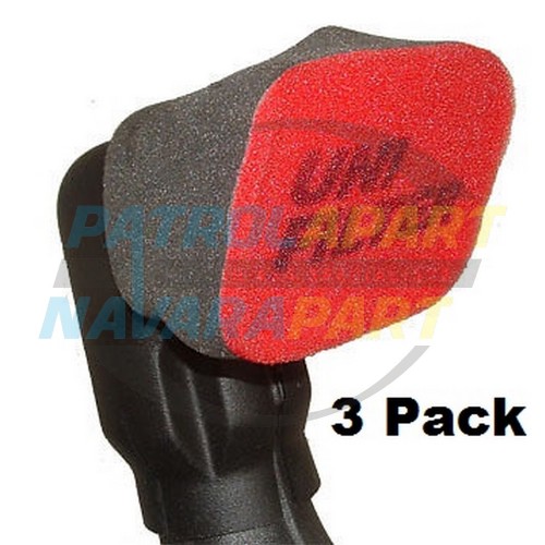 Prefiltro Snorkel Rojo 3 Pulgadas 150x100mm Para Filtro UNI | Repuesto De Espuma Para Proteger El Motor De Tierra Y Agua