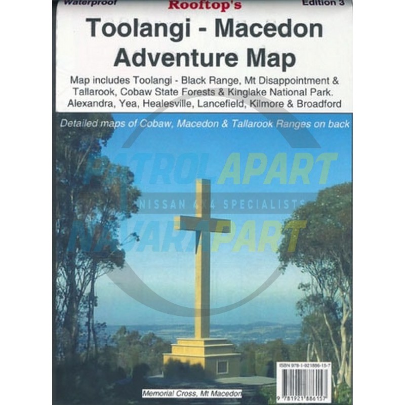 Rooftop Map Toolangi Macedon Adventure