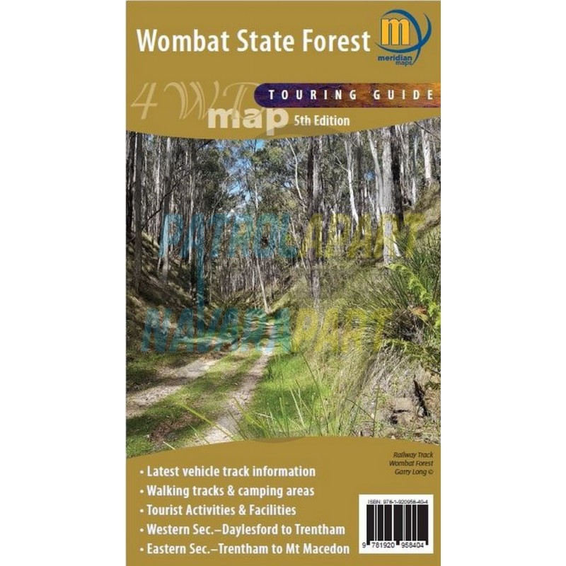 Meridian Map Wombat State Forest 4WD 5th Edition 2021