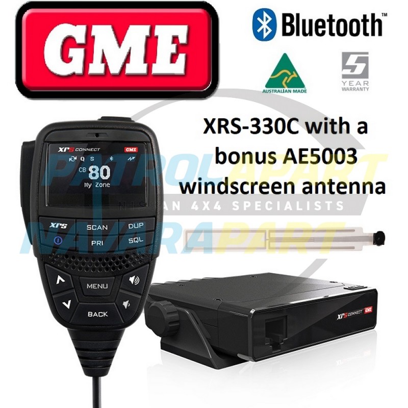 GME 330C XRS Connect Super Compact UHF CB Radio 5 Year Warranty