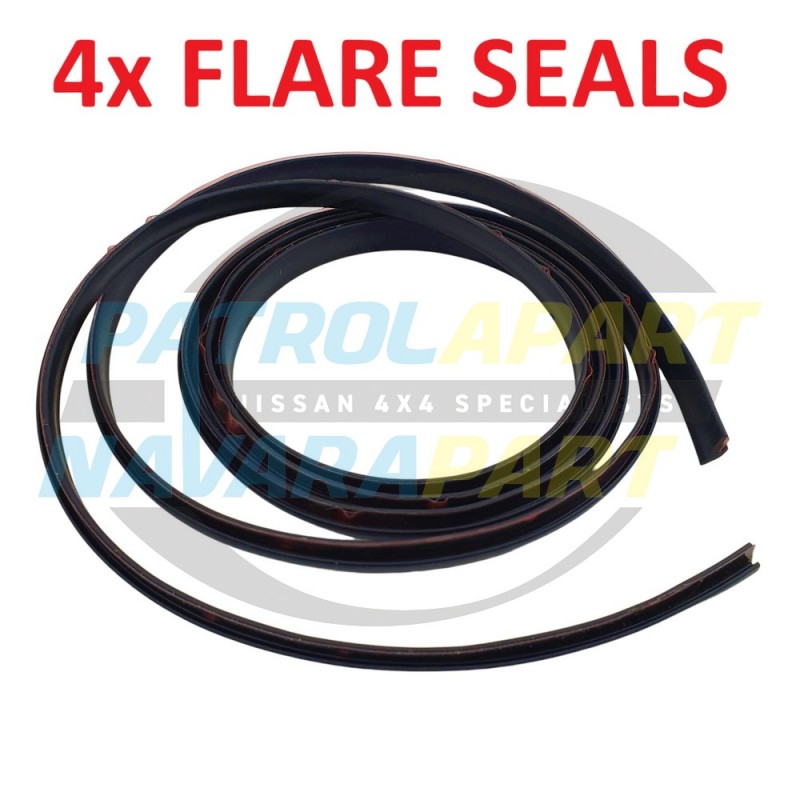 Flare Seal Rubber Mould set 4 x 2m suits Nissan Navara D22 D40