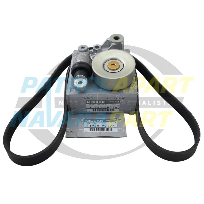 Genuine Nissan Navara D22 Tensioner Kit with Belt ZD30 DDi