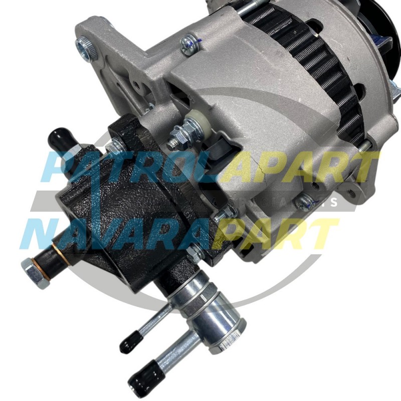 Minor Damage Alternator 70amp with Vac Pump suits Nissan Navara D21 D22 TD27 SD25 Diesel