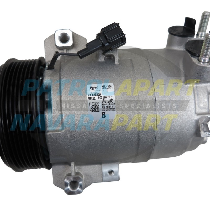 A/C Air Conditioning Compressor suit Nissan Navara D40 VSK Spanish V9X V6 3.0L STX550