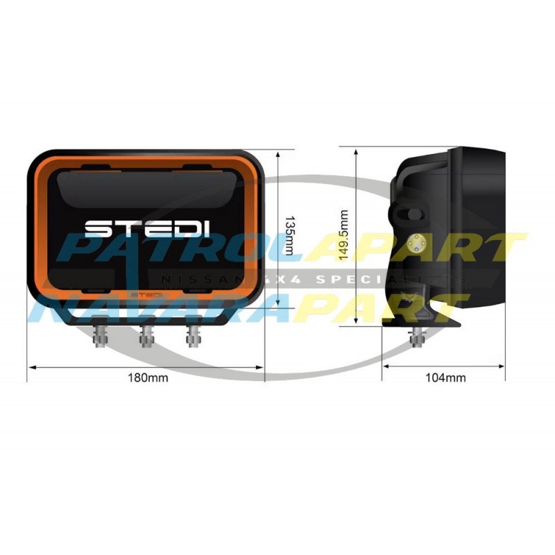 STEDI Quad Evo LED Driving Light Centre Module