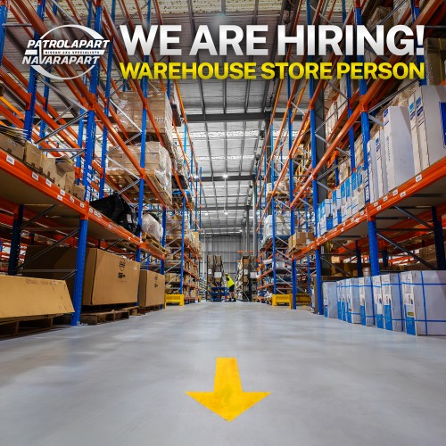 We're Hiring! — Warehouse Store Person title=