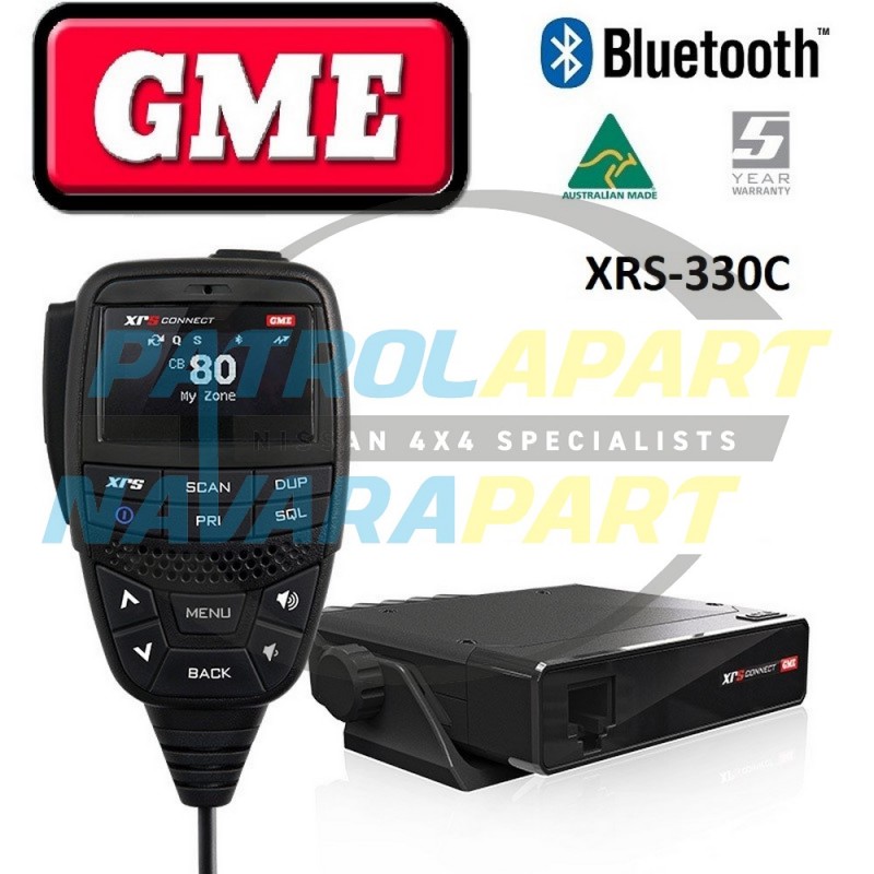 GME 330C XRS Connect Super Compact UHF CB Radio 5 Year Warranty