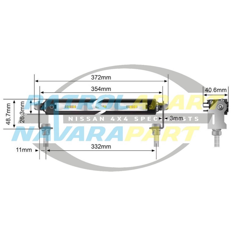 STEDI Micro Touch Dual Colour 13.9 Inch LED Flood Light