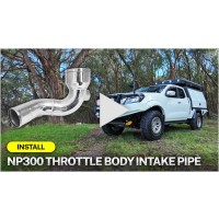 Throttle Body Intake Pipe Upgrade Suit Nissan Navara YS23 D23 NP300