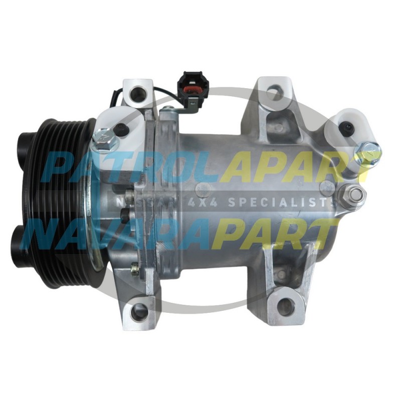 Air Con A/C Compressor fits Nissan Navara D40 MNT Thai VSK Spanish YD25 115mm