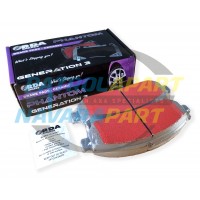 RDA Phantom Premium Front Brake Pads For Nissan Navara D40 (Spanish & Thai) & Pathfinder R51