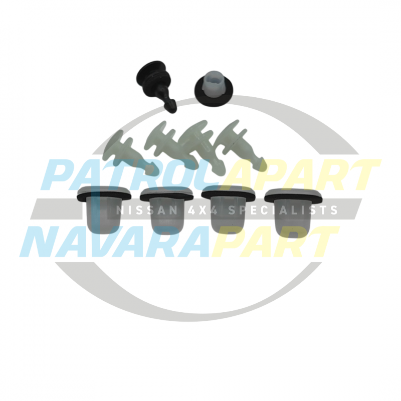 Front Flare Clip Kit Genuine - Nissan Navara D22