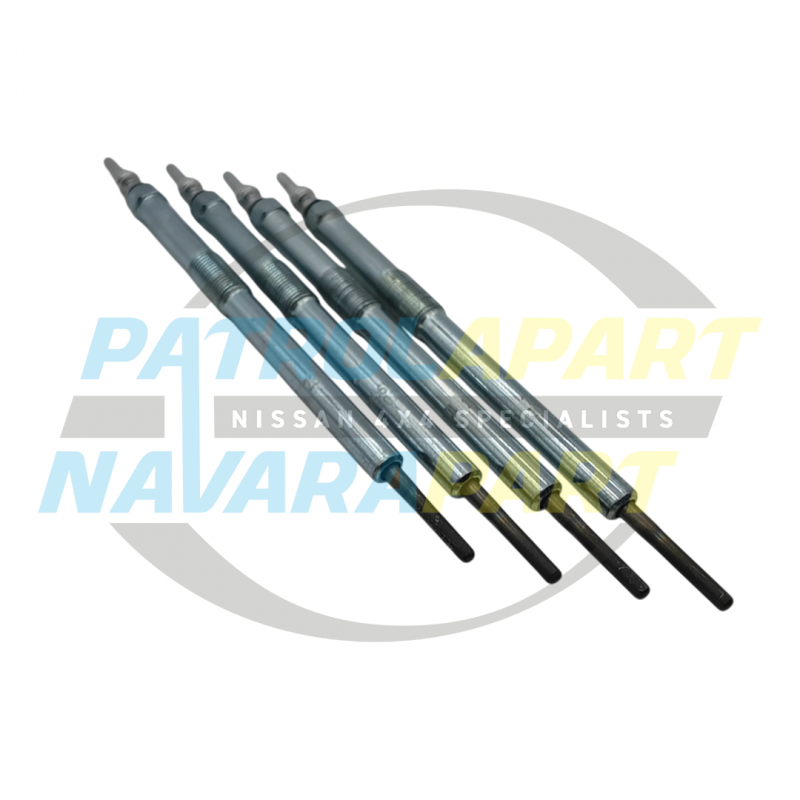 Glow Plug Set For Nissan Navara D23 NP300 M9T YS23 2.3L Diesel