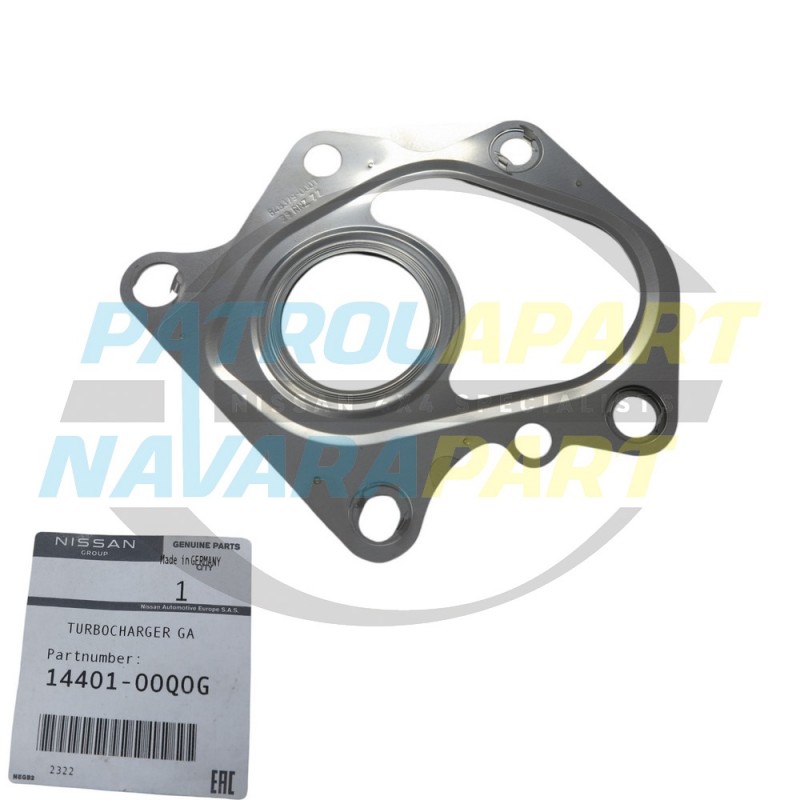 Genuine Nissan Gasket Kit Twin Turbo Charger Exhaust Inlet - Nissan Navara D23 NP300 - M9T