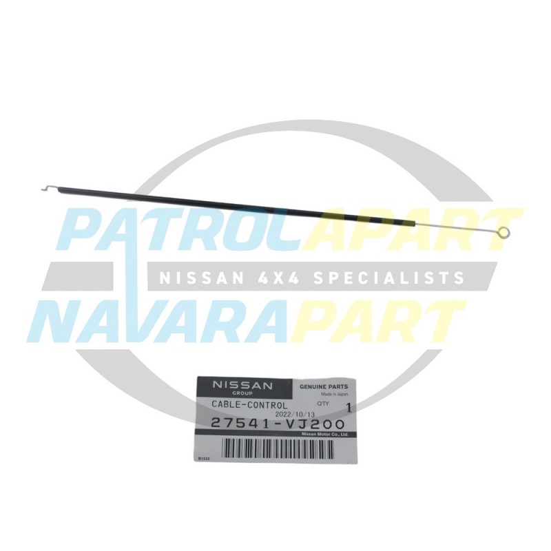 Genuine Nissan Heater Control Cable - Nissan Navara D22