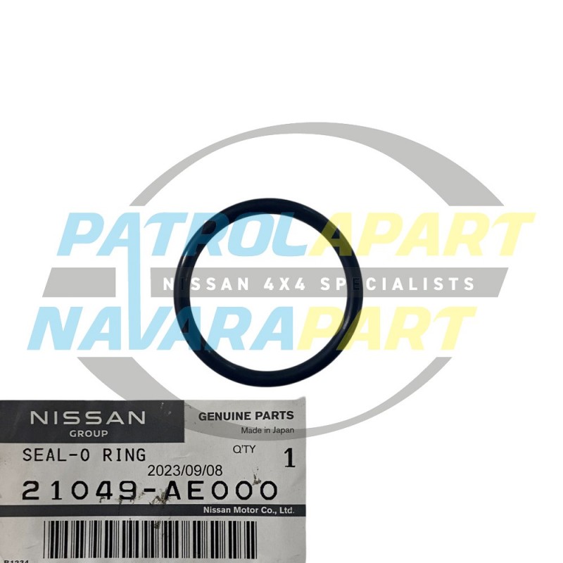 Genuine Nissan O-ring Top Water Pipe - Navara D40, Pathfinder R51 - VQ40