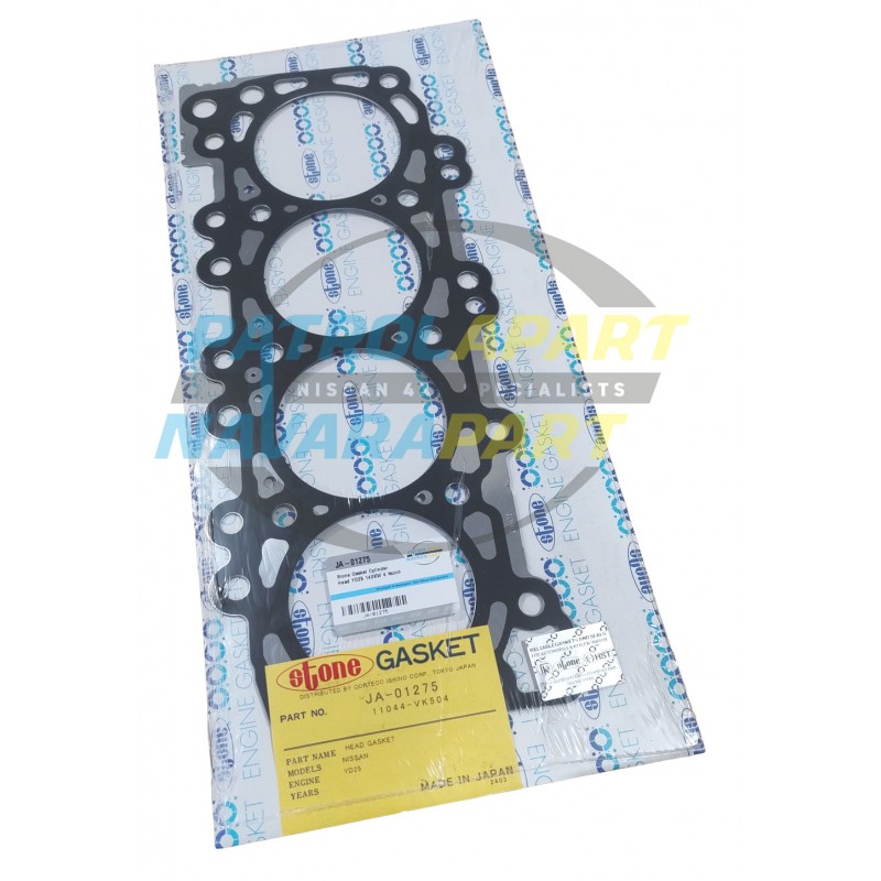 Stone Cylinder Head Gasket 1.0mm - Nissan Navara Spanish (VSK) D40, Pathfinder R51 - YD25