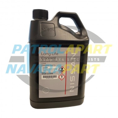 Genuine Nissan Long Life Coolant Ethylene Glycol L248 5 Litre Bottle