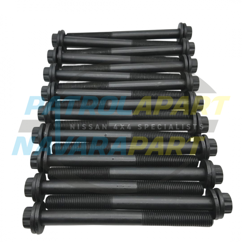 Cylinder Head Bolt Set for Nissan Navara D22 ZD30Di Direct Injection