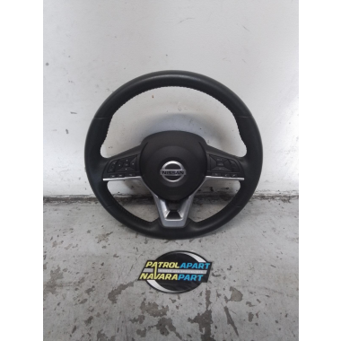 Used Leather Steering Wheel 484306KR1A - Nissan Navara NP300 (12/20~)