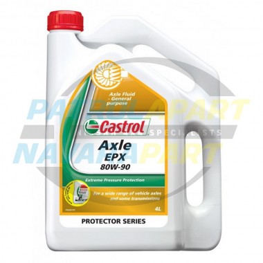 Castrol 80W90 Axle Gear Oil 4L For Nissan Navara