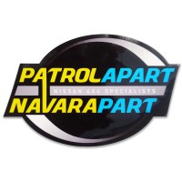Navarapart Gloss Tri Colour Vinyl Sticker / Decal 150mm x 100mm 