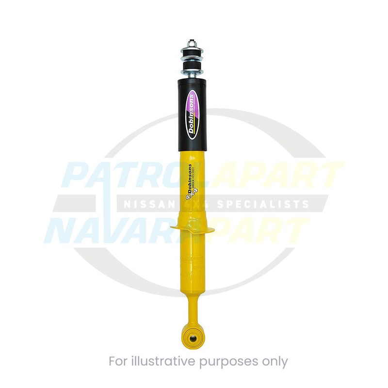 Dobinsons Single Twin Tube Nitro-Gas Shock Absorber Front - Nissan Navara D23 NP300 - GS45-642