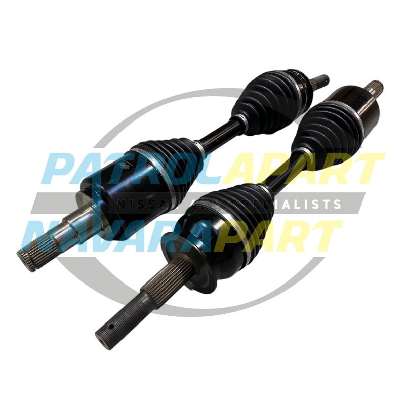 RCV Ultimate Front CV Drive Shaft Assembly Pair for Nissan Navara D23 NP300 S1-4